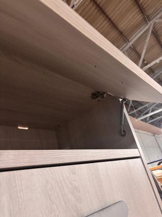 Cama Abatible Matrimonial Madera y Metal