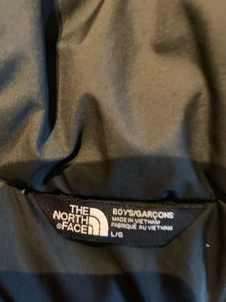 Chaqueta The North Face Talla L Niño color negro