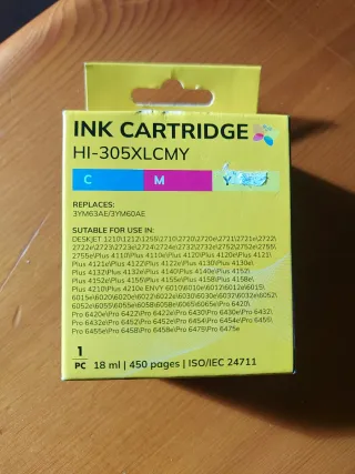 Cartucho Tinta HP HI-305XLCMY