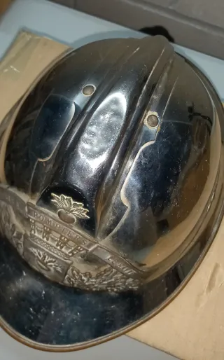 Casco Bombero Francés Metálico