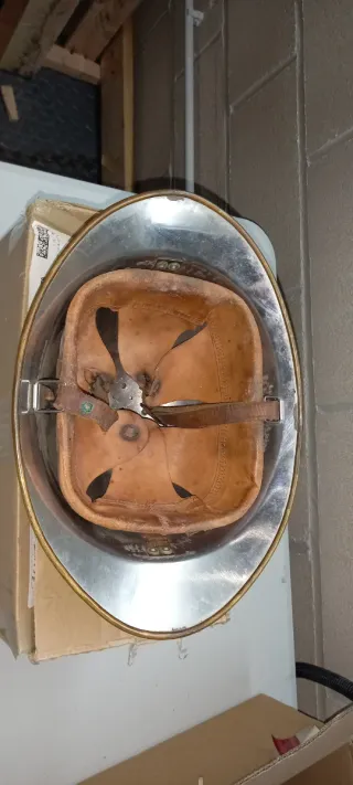 Casco Bombero Francés Metálico