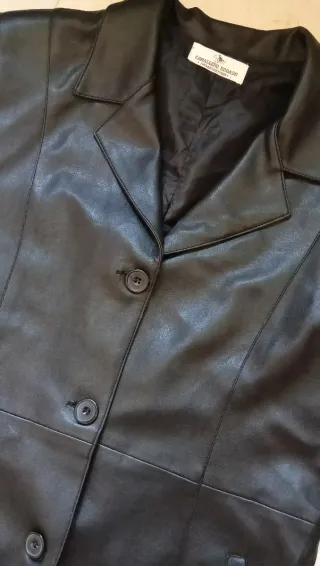 Chaqueta "Caballero Dorado" Negra