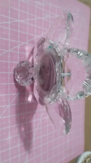 Orologio fiore cristallo