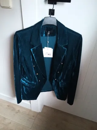 Chaqueta Terciopelo Doble Botonadura