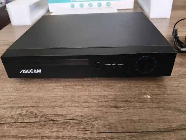 ASECAM NVR 8MP 4K Grabadora Cámara Vigilancia