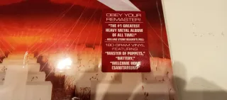 Metallica Master of Puppets Vinilo Remasterizado