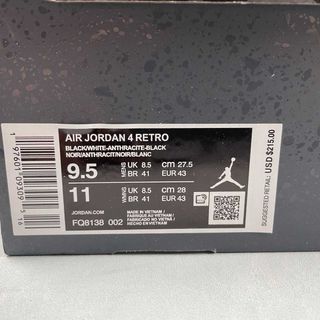 Air Jordan Retro 4 Fear