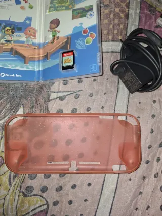 Nintendo Switch Lite rosa + 3 juegos físicos