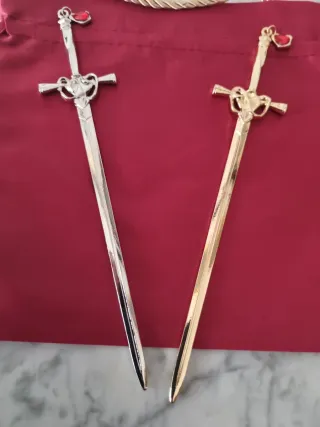 2 Marcapáginas Espada Corazón