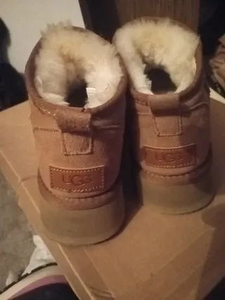 Botas UGG plataforma marrones ultra mini