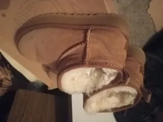 Botas UGG plataforma marrones ultra mini