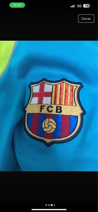 Camiseta Retro FC Barcelona Nike Talla XL