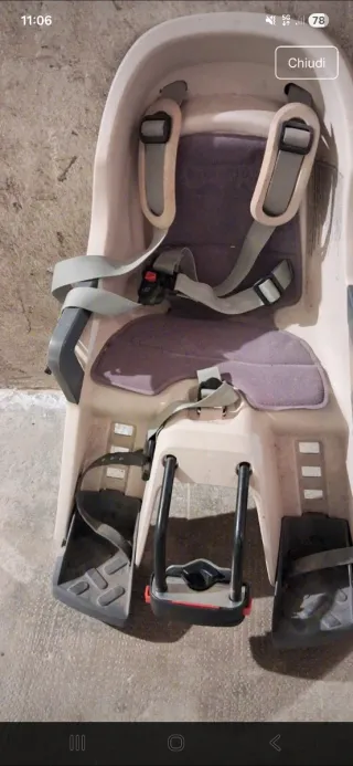 Seggiolino Bici Bambino