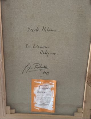 Quadro con certificato