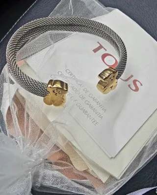 Conjunto Pulsera y Anillo Oso TOUS Oro