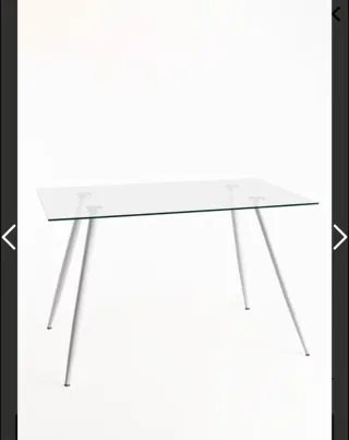 Mesa Comedor/Cocina Cristal 120x80