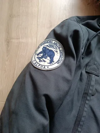 Abrigo Alpha Industries Negro Talla M