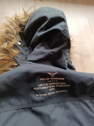 Abrigo Alpha Industries Negro Talla M