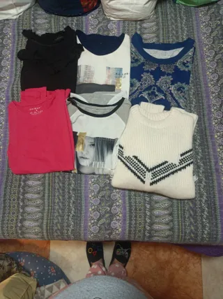 Lote de jersey y camiseta de manga larga