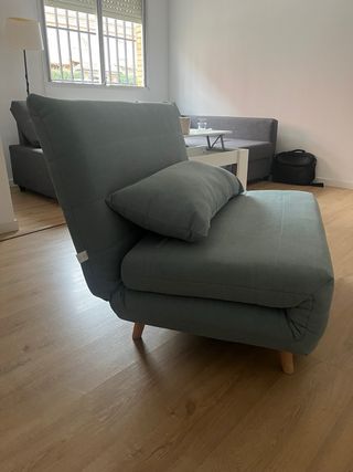 Nio-Sillón cama verde agua