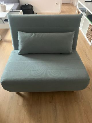 Nio-Sillón cama verde agua