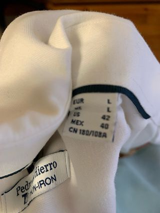Camisa Blanca Pedro del Hierro Talla L