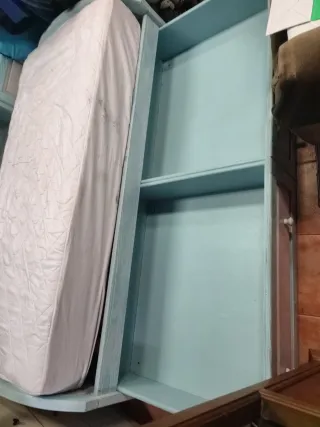 Cama infantil 90x190 con cajones y muebles