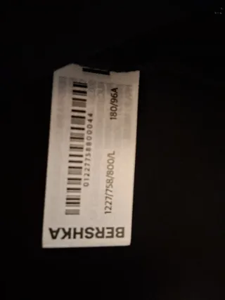 Camisa Negra Bershka Oversize Nueva