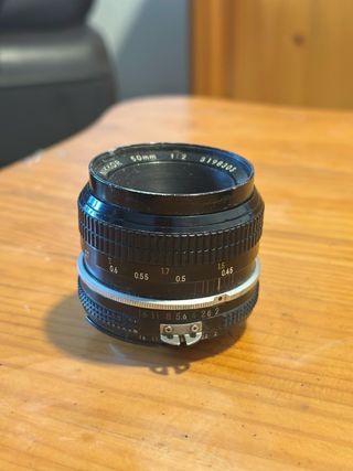 Objetivo Nikon 50mm f/2 Manual AIS