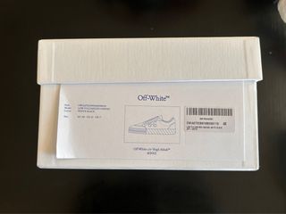 Off-White Low Vulcanized Canvas Scarpa Bianca