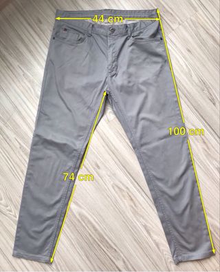 Pantalones ZARA Gris Claro W34/L31