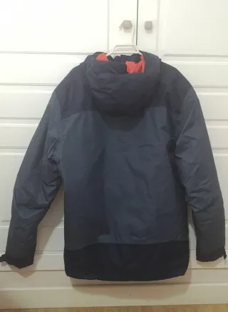 Chaqueta de montaña Quechua hombre azul/gris