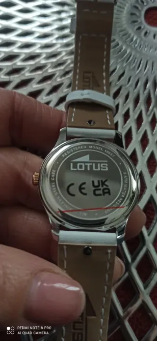 Reloj Lotus niña blanco y rosa