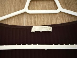 Camiseta marrón manga larga Zara