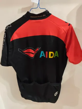 Maglia Ciclismo AIDA Rossa e Nera