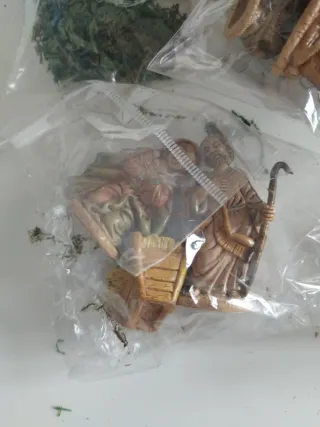 Portal de Belén con figuras