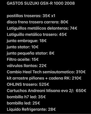 Suzuki GSX-R1000 K8 En Venta.!!