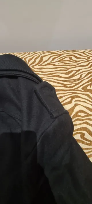 Chaquetón de lana Japan Rags negro