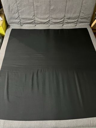 Sofá cama 2 plazas tela gris