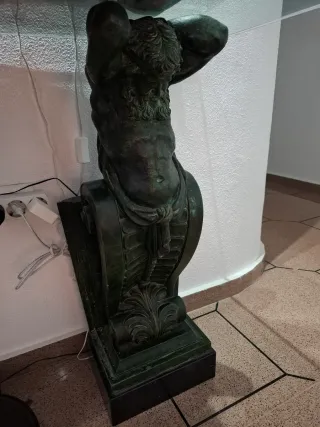 Mueble de entrada cristal y metal