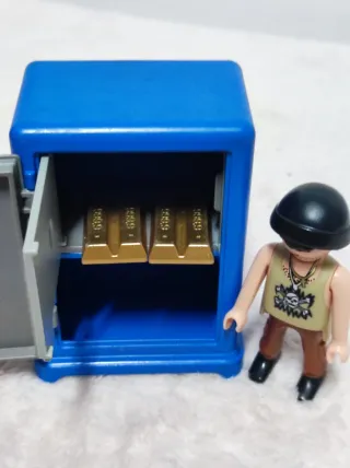 Caja Fuerte y Ladrón Playmobil