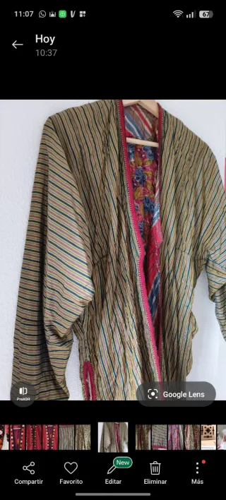 Chapan Seda Ikat Antiguo Uzbekistán