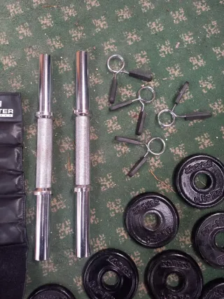 Juego Mancuernas y Pesas Tobillo Salter