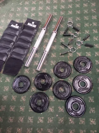 Juego Mancuernas y Pesas Tobillo Salter