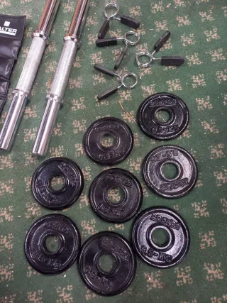 Juego Mancuernas y Pesas Tobillo Salter