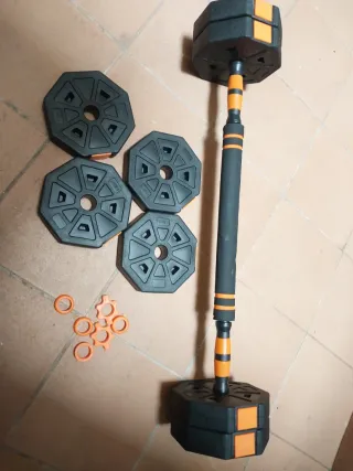 Mancuernas desmontables ajustables