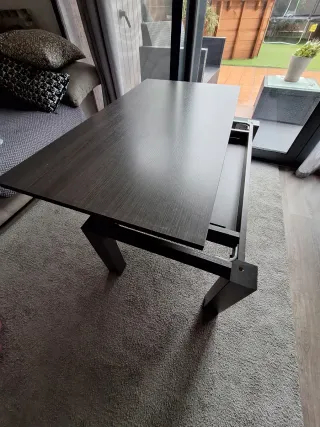 Mesa comedor + 4 sillas + mesa elevable
