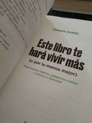 Este libro te hará vivir más (o por lo menos me...