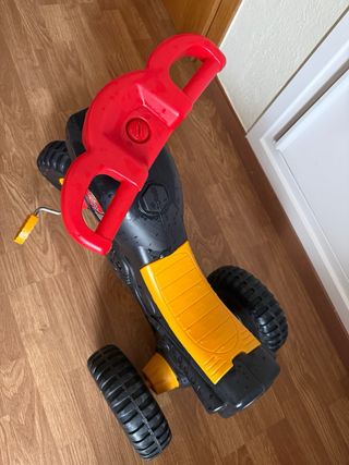 Triciclo Moto Infantil Negro y Rojo