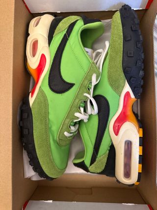 Nike Waffle SP Talla 42 Verde Multicolor